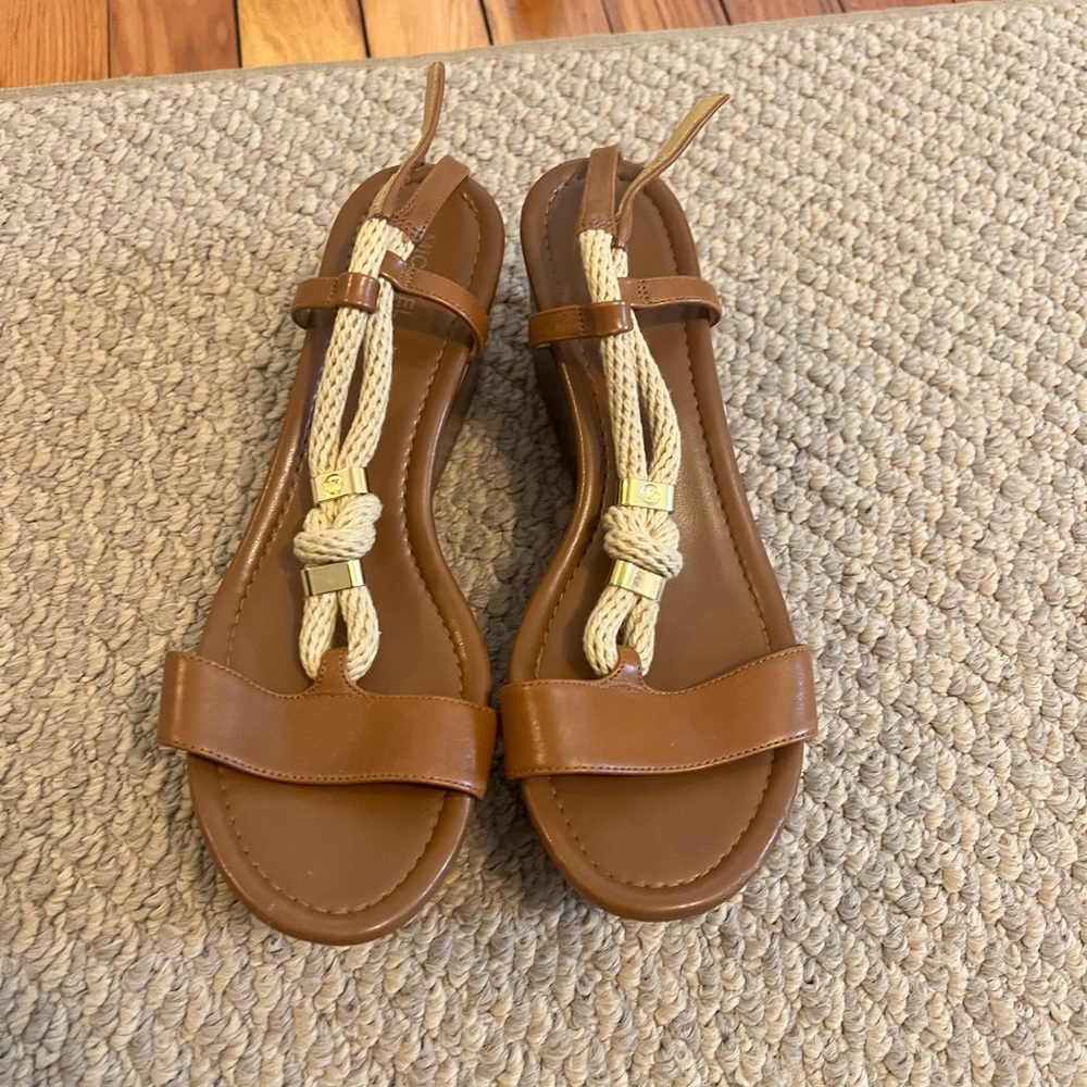 Michael Kors nautical platform sandals